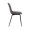Armen Living Monte Contemporary Dining Chair in Charcoal Fabric with Black Metal Legs LCMOCHCH - alternate 4
